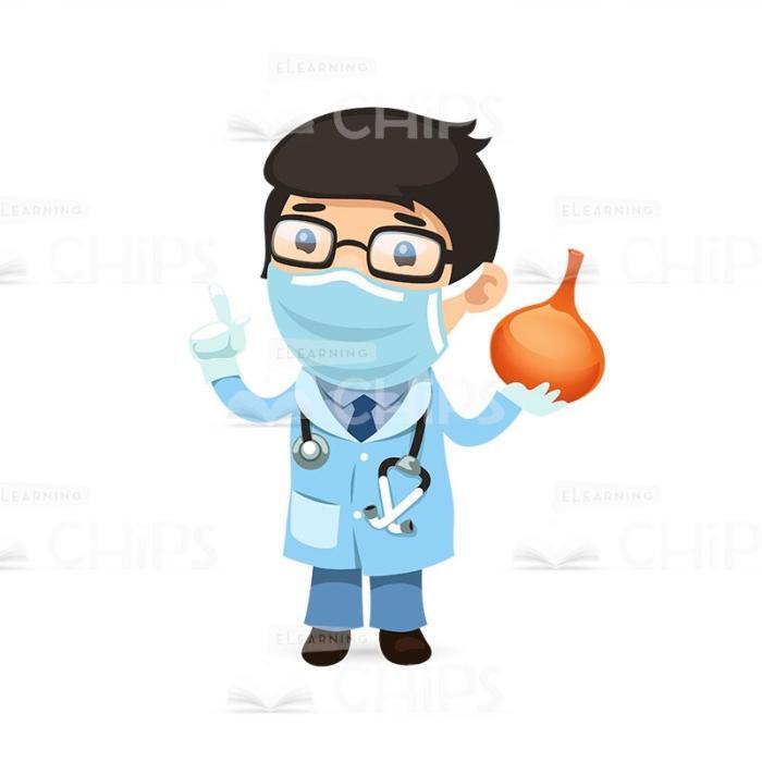 50 Flat Cartoon Doctors — Vector Character Package -50237
