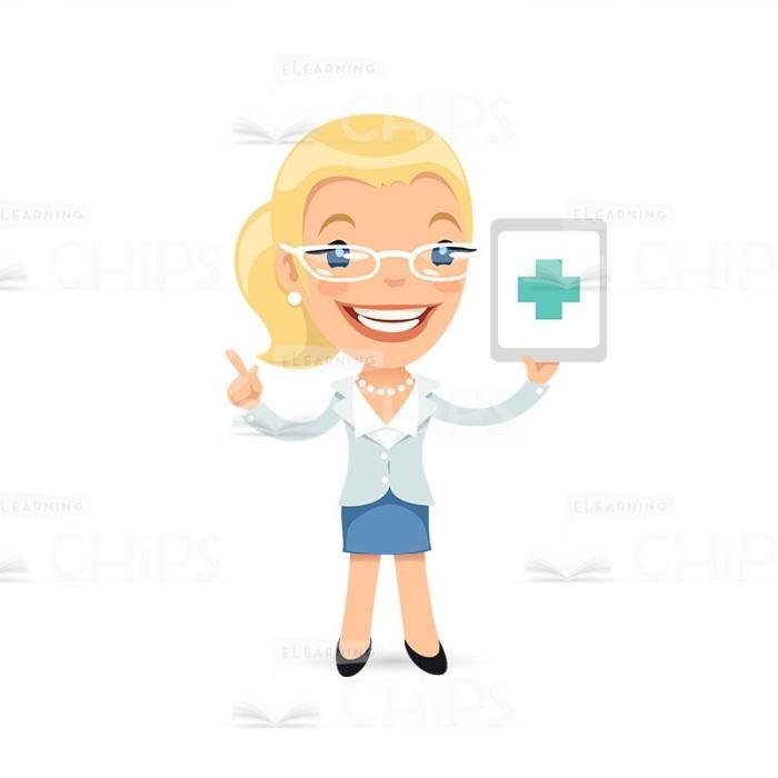 50 Flat Cartoon Doctors — Vector Character Package -50240