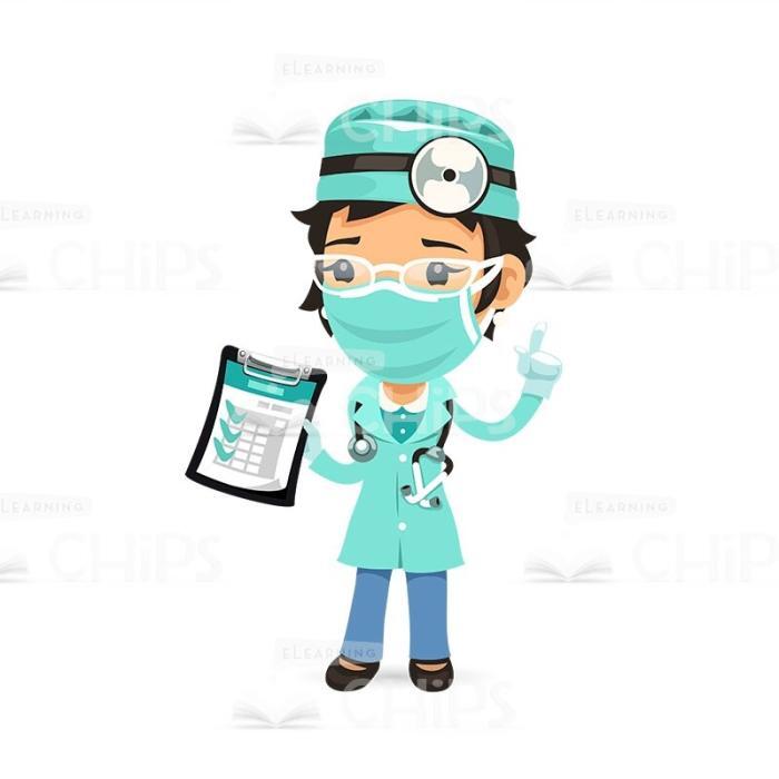 50 Flat Cartoon Doctors — Vector Character Package -50244