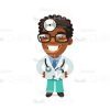 50 Flat Cartoon Doctors — Vector Character Package -50223