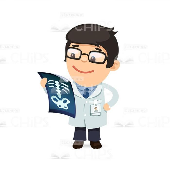 50 Flat Cartoon Doctors — Vector Character Package -50254