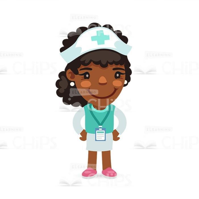 50 Flat Cartoon Doctors — Vector Character Package -50222