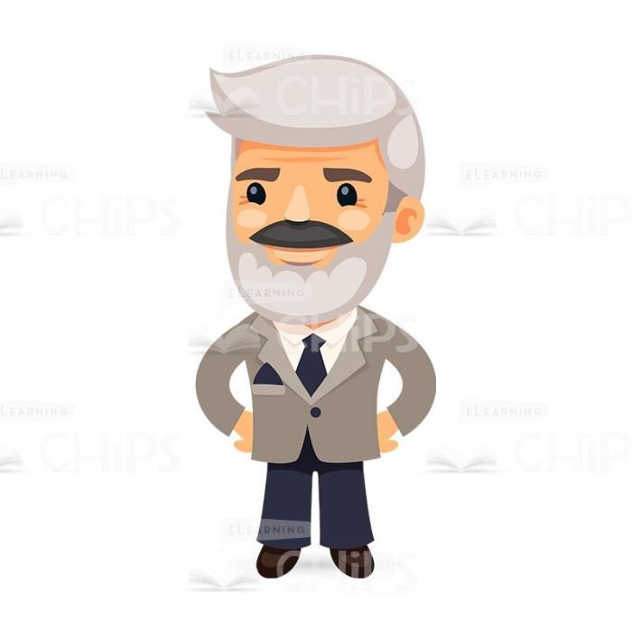 Elderly People Vector Character Package-49979