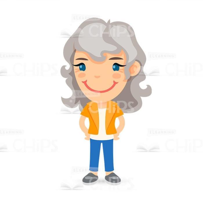 Elderly People Vector Character Package-49988