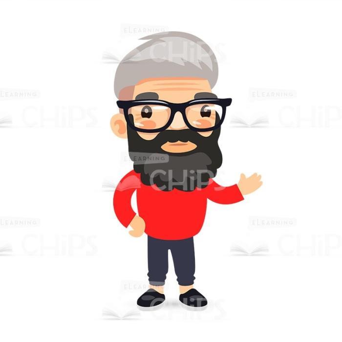 Elderly People Vector Character Package-49976