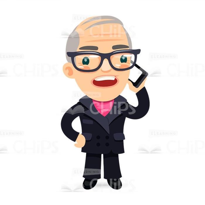 Elderly People Vector Character Package-49978