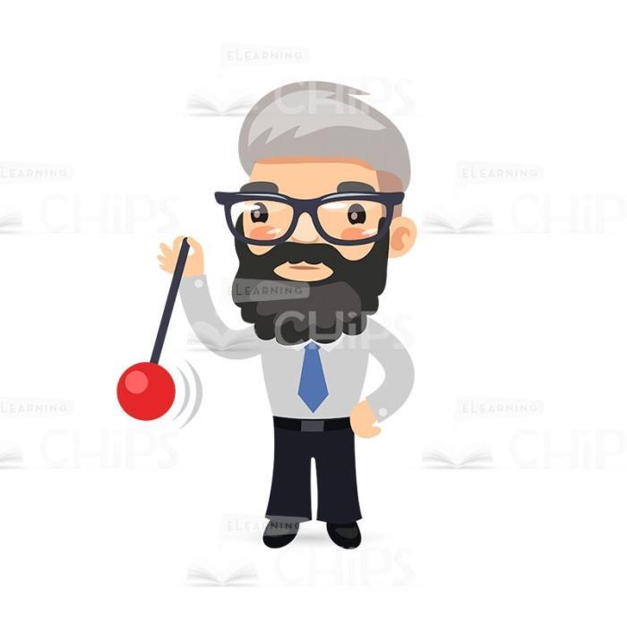 Handsome Teachers Vector Character Package-50017
