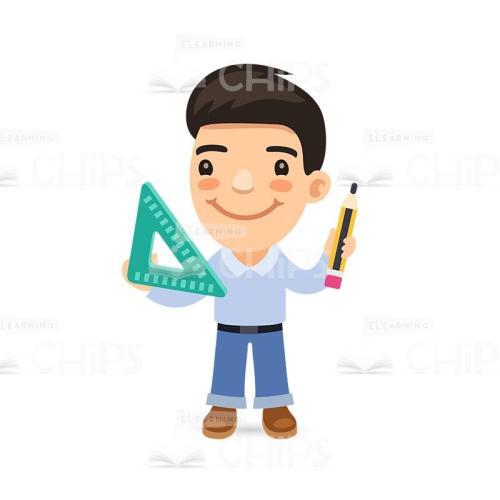 Handsome Teachers Vector Character Package-50008