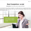 Cutout Lady Talking on Phone — Download Trivantis Lectora Templates