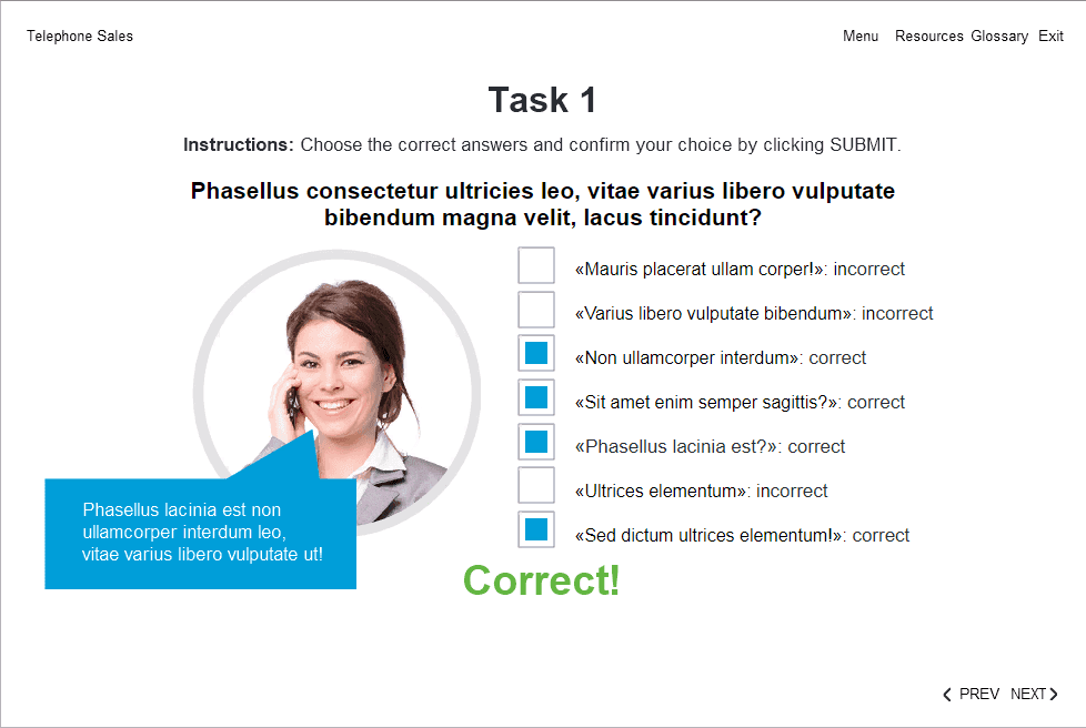 Slide with Task — eLearning Lectora Templates Slide with Task — eLearning Lectora Templates