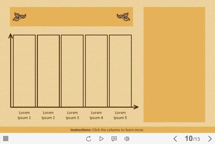 Interactive Column Chart — Storyline Template-0