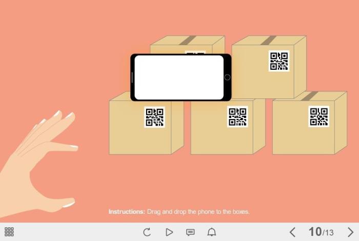 Draggable Phone — e-Learning Templates for Articulate Storyline