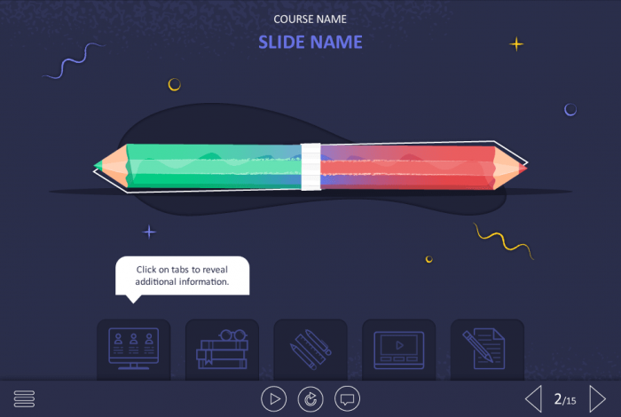 Two-color Pencil — Storyline Template-0