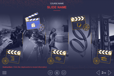 Clickable Clapboards — Storyline Template-50521