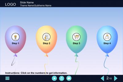 Clickable Balloons — Storyline Template-0