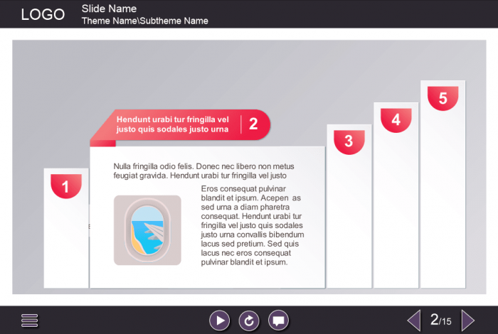 Text + Image Slide — Download Storyline Templates
