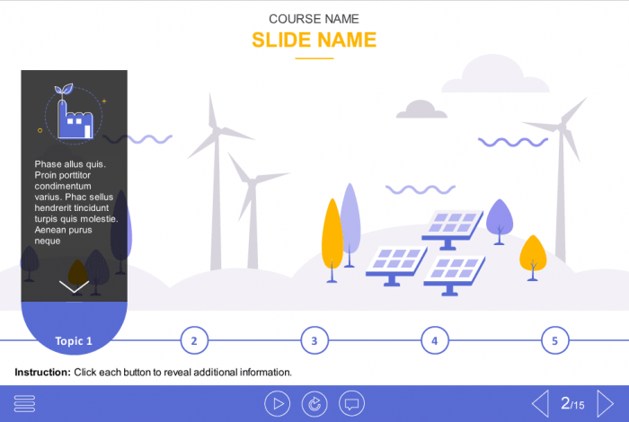 Open Topic — eLearning Storyline Templates