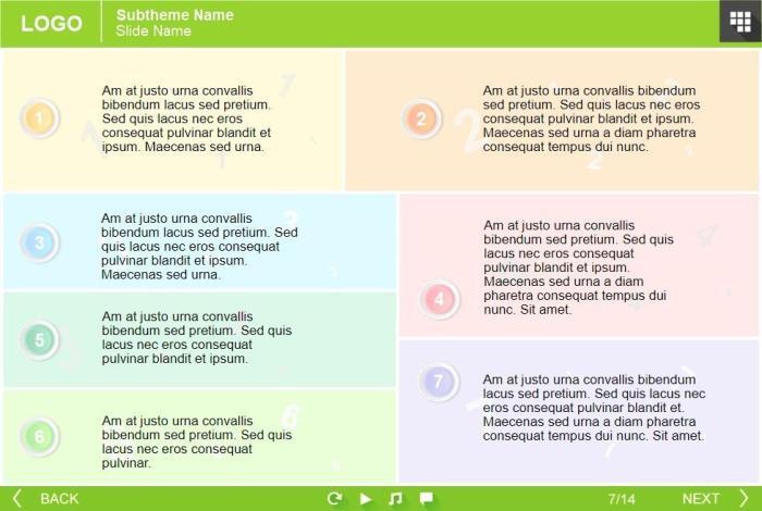 Colorful Jigsaw Puzzles — eLearning Trivantis Lectora Templates