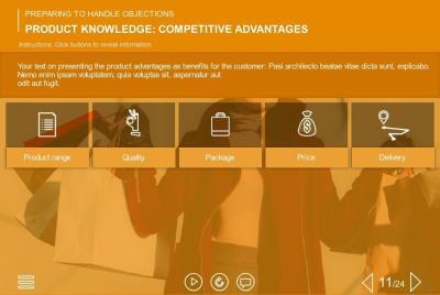 Tabs with Competitive Advantages — Storyline Template-0