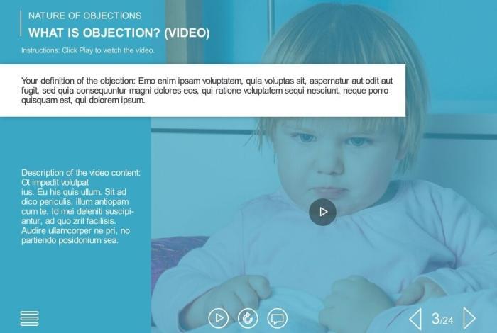 Slide with Video — Articulate Storyline Template