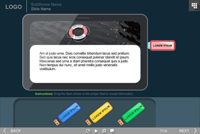 Four Flash Drives — Download Storyline Templates