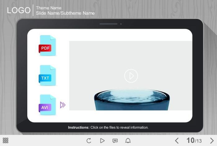 Slide with Video — eLearning Articulate Storyline Templates