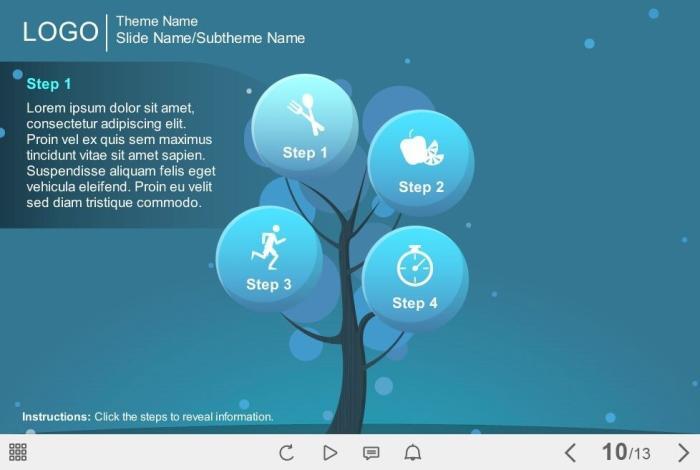 Circle Buttons — Download Storyline Templates
