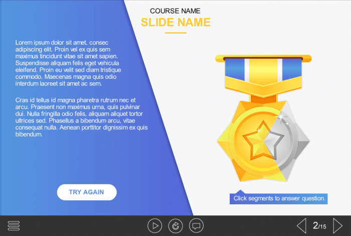 Quiz with Single Choice — Download Storyline Templates