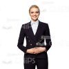 Cutout Photo of Satisfied Business Lady Smiling at Camera-0