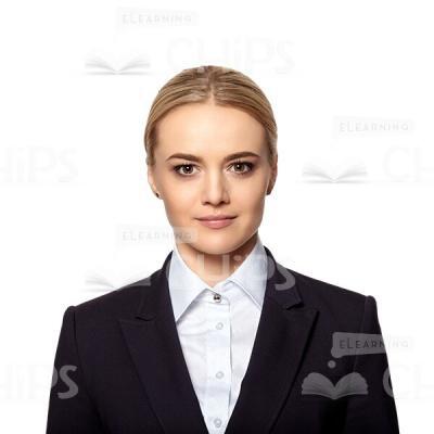 Handsome Business Woman Looking at Camera Cutout Image-0