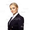 Half-Turned Confident Business Lady Cutout Image-0