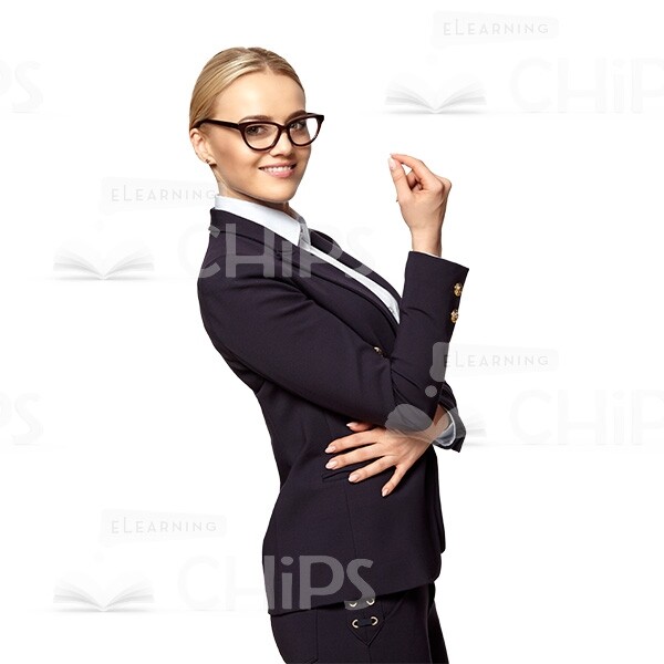 Pleased Lady Turns Head to Camera Cutout Picture-0 Pleased Lady Turns Head to Camera Cutout Picture-0