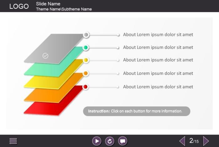 Colorful Layers — eLearning Storyline Templates