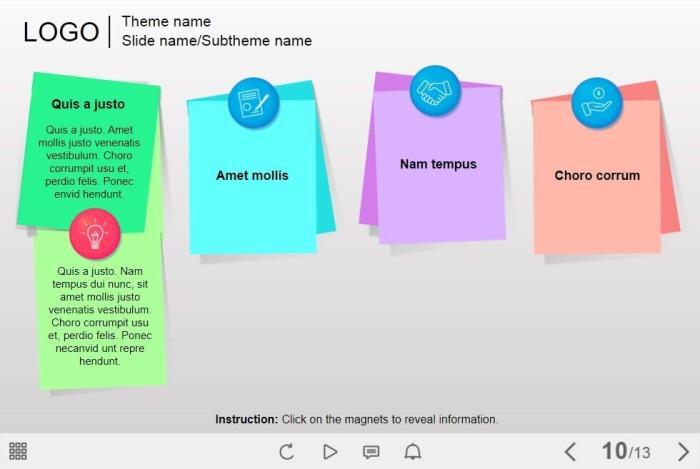 Clickable Magnets — Download Storyline Templates