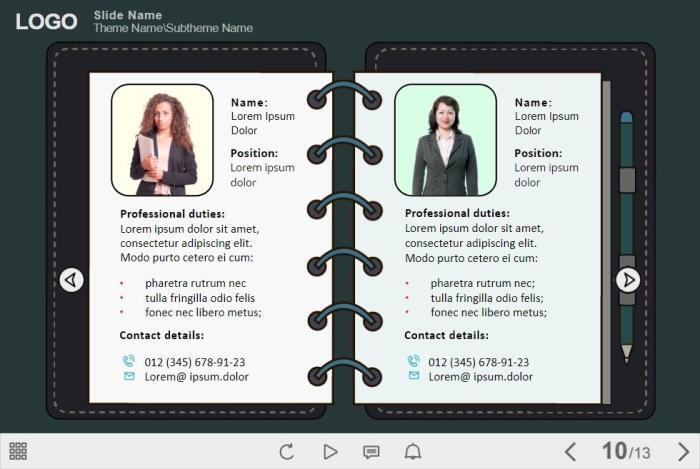 Employee Info — Download eLearning Storyline Templates