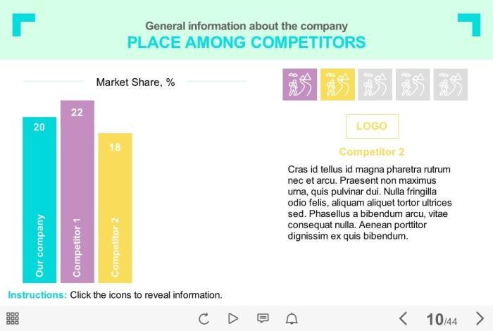 Five Button Infographics — Storyline Template-51967