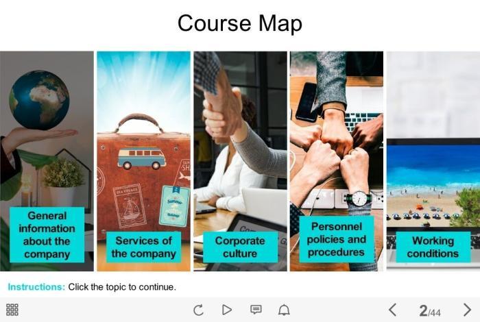 Course Main Topics — Download Articulate Storyline Templates