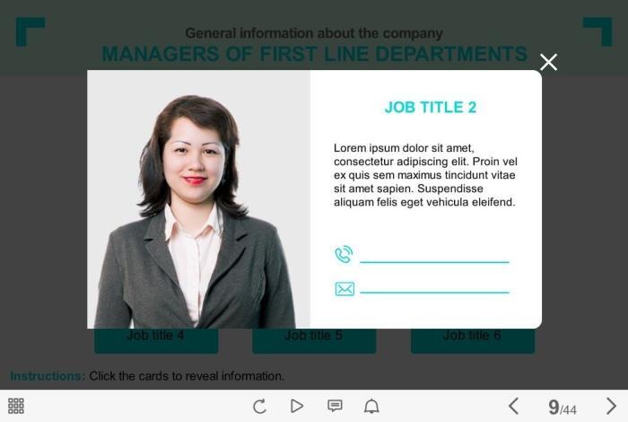 Employee Card — Download Storyline Templates