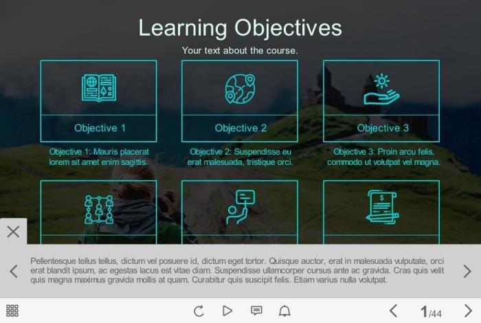 Closed Captions — eLearning Storyline Templates
