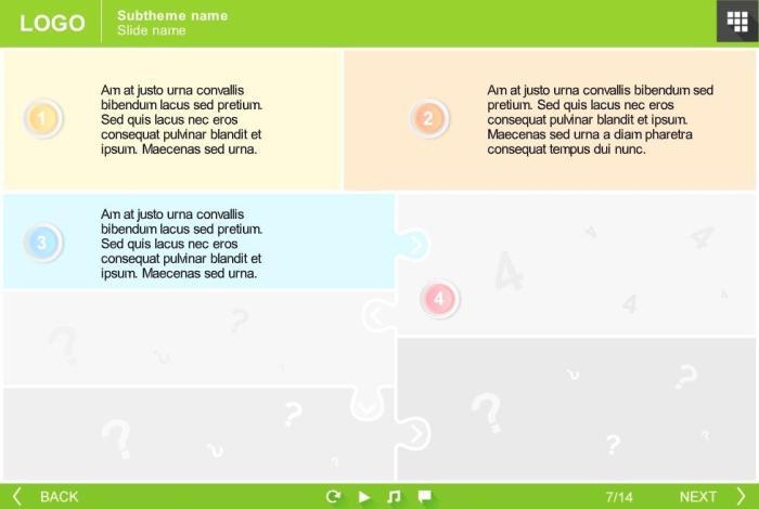 Question Marks Background — eLearning Storyline Templates