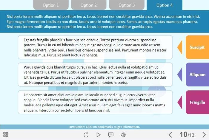 Course Information in Tabs — Download Storyline 3 Templates