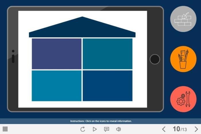 Tablet on Background — Download Articulate Storyline 3 Templates