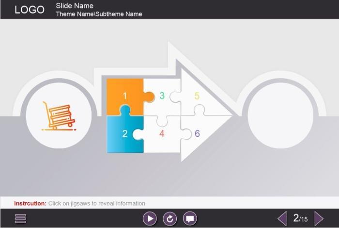 Jigsaw — eLearning Lectora Templates
