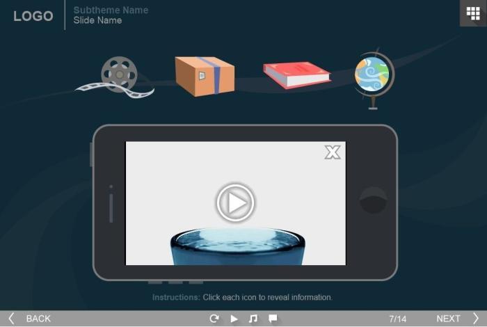 Slide with Video — Download Lectora Templates