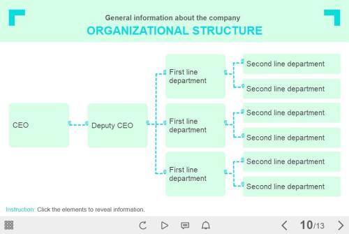 Organizational Structure — Lectora Template-0