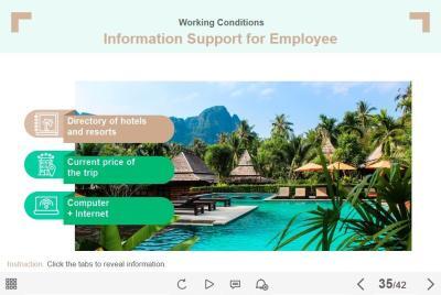 Green Bookmarks — Lectora Template-52563