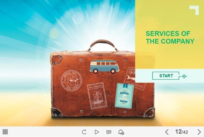 Travel Industry Welcome Course Starter Template — Trivantis Lectora-52381