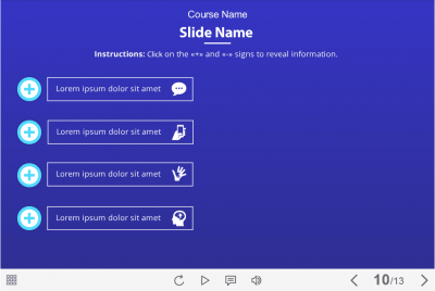 Clickable Plus and Minus Signs — Storyline Template-0