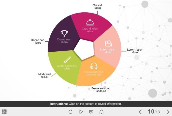 Clickable Sectors — e-Learning Templates for Articulate Storyline