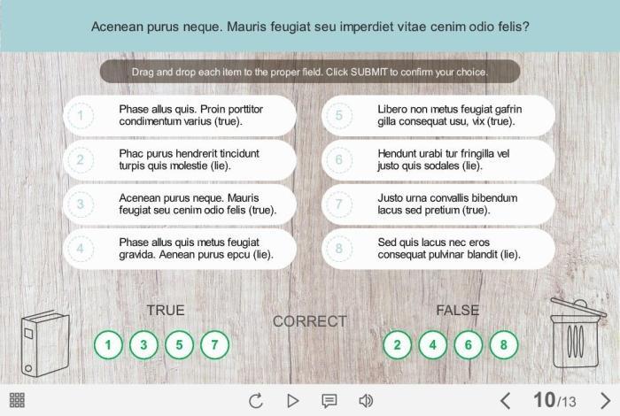 Correct Feedback — e-Learning Articulate Storyline Templates
